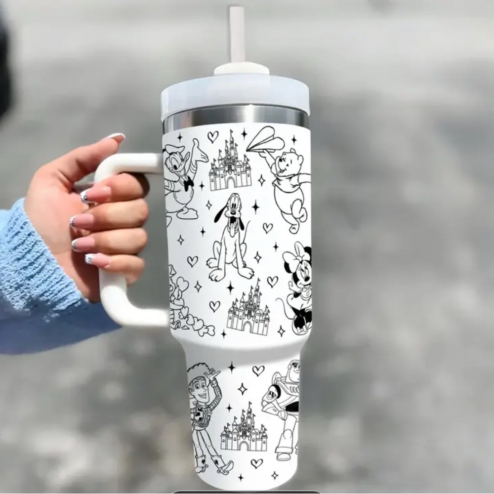 Disney Character 40 oz Travel Mug.